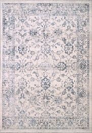 Dynamic Rugs CARSON 5223-501 Blue and Ivory